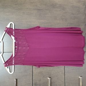 Ricki's purple lace tank top